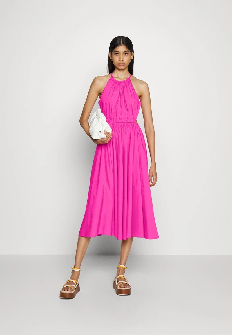 MICHAEL Michael Kors Damen HALTER MIDI DRESS - Freizeitkleid - Cerise 3 MICHAEL Michael Kors Damen HALTER MIDI DRESS - Freizeitkleid - Cerise – Bild 2