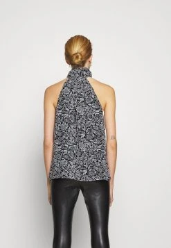 MICHAEL Michael Kors Damen BICOLOR HIPPIE - Bluse - Black/white -Michael Kors Verkäufe 3606d3b7c86741efbc84b0e00723273b