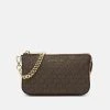 MICHAEL Michael Kors Damen JET SET CHAIN POUCHETTE - Clutch - Brown 2 MICHAEL Michael Kors Damen JET SET CHAIN POUCHETTE - Clutch - Brown -Michael Kors Verkäufe 36db4ceb2c0e4a4396455c1ea7f198d2