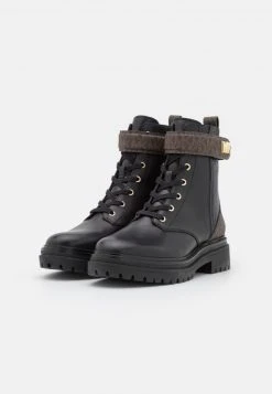 MICHAEL Michael Kors Damen STARK BOOTIE - Schnürstiefelette - Black/brown -Michael Kors Verkäufe 37d2b97d27794d19a9ee8cbc9d8bd88d