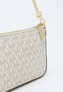 MICHAEL Michael Kors Damen JET SET CHAIN POUCHETTE - Clutch - Vanilla -Michael Kors Verkäufe 3c2f2f7dea7a4ad0ac1055c9073e726c