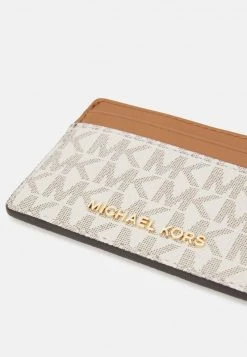 MICHAEL Michael Kors Damen JET SET CARD HOLDER - Geldbörse - Vanilla -Michael Kors Verkäufe 3cad18474e2a4aeb90abd449c9b9d187