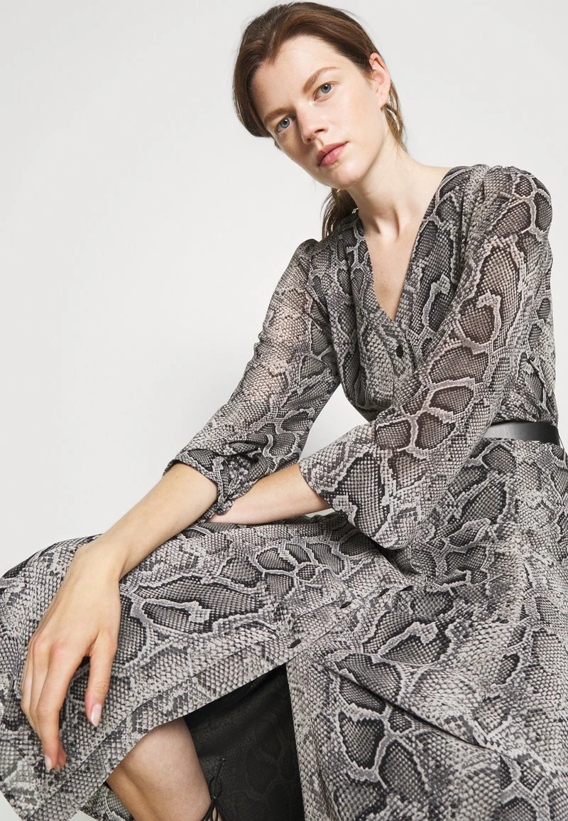 MICHAEL Michael Kors Damen SUPER SNAKE KATE - Blusenkleid - Malachitegry 6 MICHAEL Michael Kors Damen SUPER SNAKE KATE - Blusenkleid - Malachitegry – Bild 4