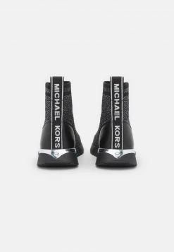 MICHAEL Michael Kors Damen BODIE - Sneaker High - Black/silver -Michael Kors Verkäufe 3d253de9dad84fd7accac49cac98d1a4