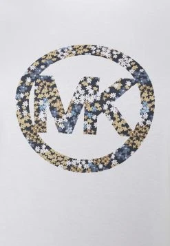 MICHAEL Michael Kors Damen FLORAL CIRCLE LOGO TEE - T-Shirt Print - White 7 MICHAEL Michael Kors Damen FLORAL CIRCLE LOGO TEE - T-Shirt Print - White -Michael Kors Verkäufe 3f28f40d4d294d4fb5c30af1710e4aab