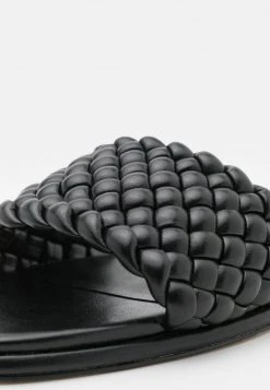 MICHAEL Michael Kors Damen AMELIA FLAT - Pantolette Flach - Black -Michael Kors Verkäufe 3f3b57804dfd4ab2ad3a69503aa177b2