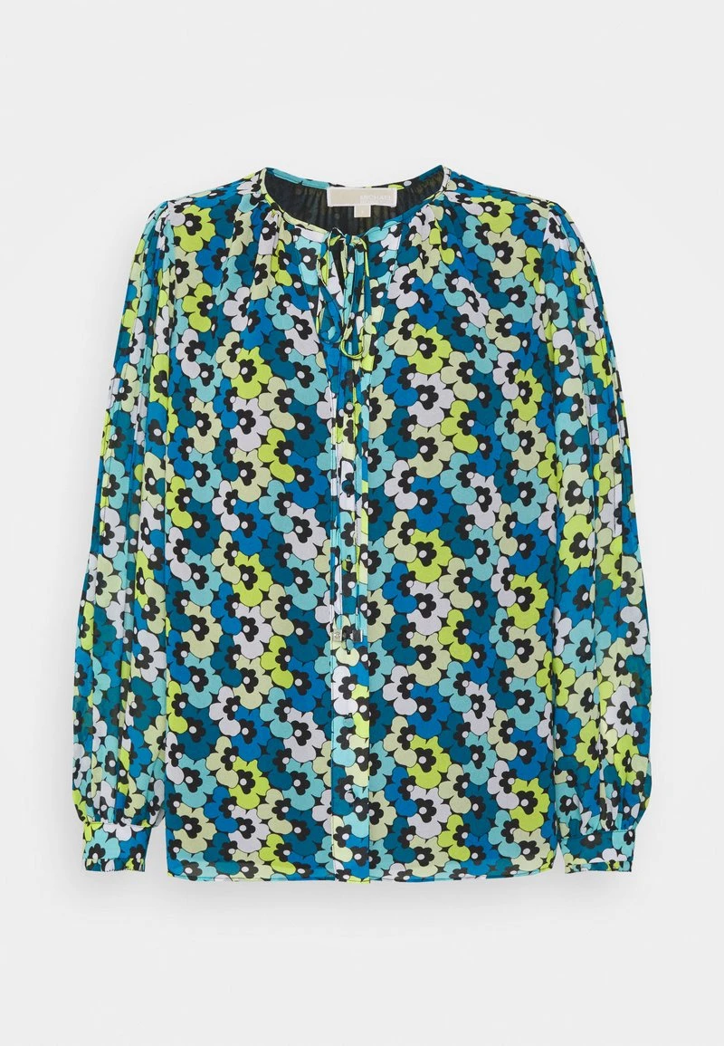 MICHAEL Michael Kors Damen FLORAL TIE - Bluse - Limeade 8 MICHAEL Michael Kors Damen FLORAL TIE - Bluse - Limeade – Bild 6