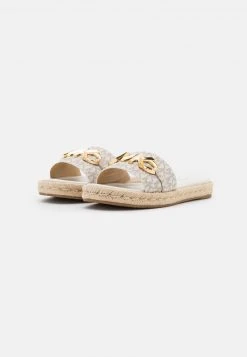 MICHAEL Michael Kors Damen IZZY SLIDE - Pantolette Flach - Vanilla/multi-coloured 11 MICHAEL Michael Kors Damen IZZY SLIDE - Pantolette Flach - Vanilla/multi-coloured -Michael Kors Verkäufe 3ff80dca4019404c81cc75858f9d2013