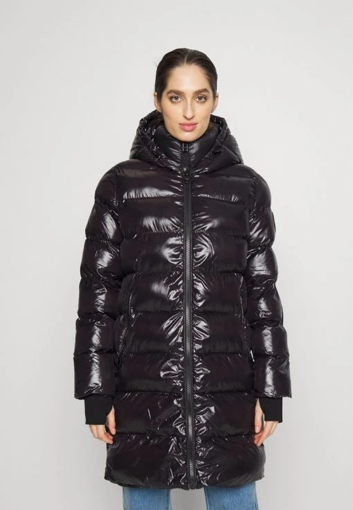 MICHAEL Michael Kors Damen DETAIL COAT WITH HORIZONTAL QUILTING ZIPPER - Wintermantel - Black -Michael Kors Verkäufe 40a599387881484e8194dd139d12bc6a