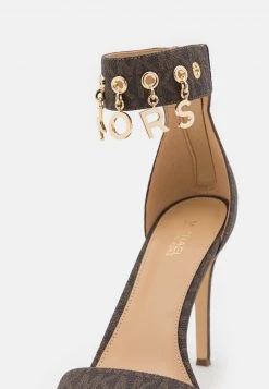 MICHAEL Michael Kors Damen KELLI - High Heel Sandalette - Brown -Michael Kors Verkäufe 40d9146070a94f70a36a65942264be8f