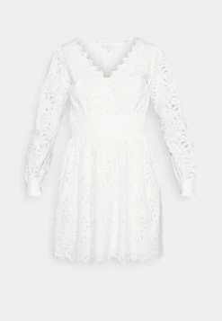 MICHAEL Michael Kors Damen PALM EYELET - Freizeitkleid - White -Michael Kors Verkäufe 414608c44dc54ecab73ad37fabb179c0