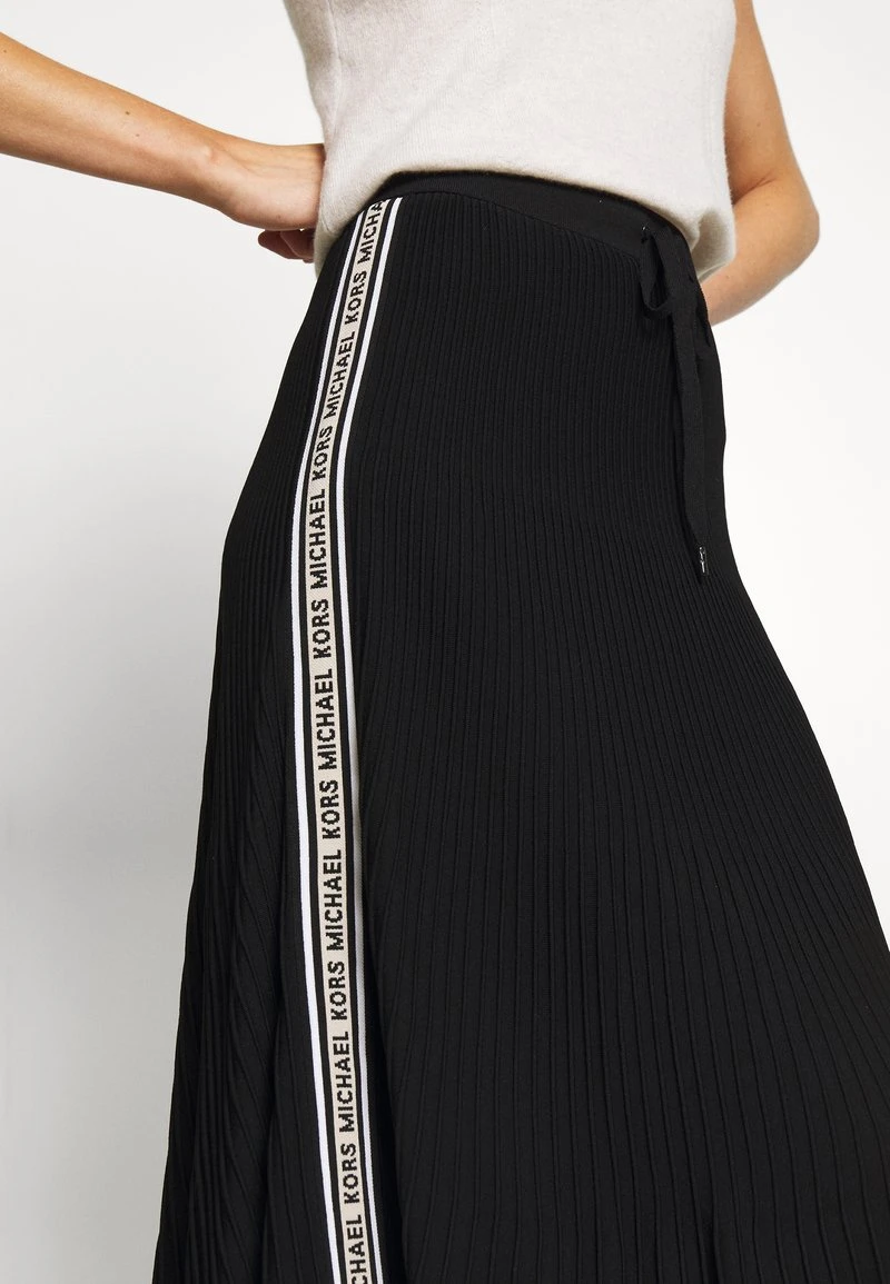 MICHAEL Michael Kors Damen LOGO TAPE MIDI SKIRT - A-Linien-Rock - Black 7 MICHAEL Michael Kors Damen LOGO TAPE MIDI SKIRT - A-Linien-Rock - Black – Bild 5