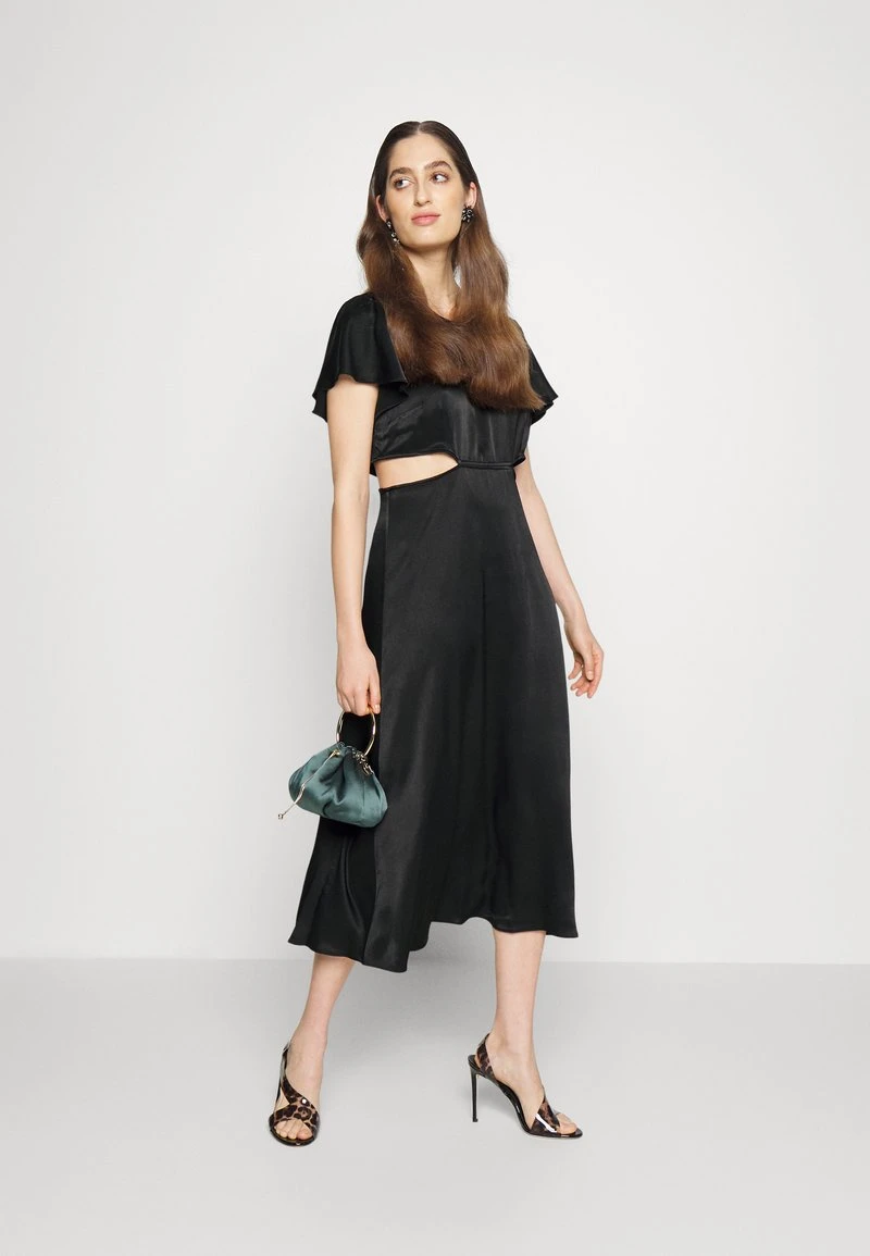 MICHAEL Michael Kors Damen CUT OUT MIDI DRESS - Cocktailkleid/festliches Kleid - Black 4 MICHAEL Michael Kors Damen CUT OUT MIDI DRESS - Cocktailkleid/festliches Kleid - Black – Bild 2