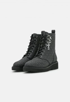 MICHAEL Michael Kors Damen HASKELL BOOTIE - Plateaustiefelette - Black 11 MICHAEL Michael Kors Damen HASKELL BOOTIE - Plateaustiefelette - Black -Michael Kors Verkäufe 449f0520cc374268ac846f334a8a753c