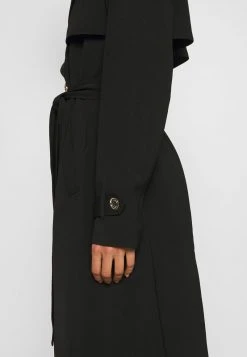 MICHAEL Michael Kors Damen DRAPY - Trenchcoat - Black -Michael Kors Verkäufe 459a75b4ea574a62bba84cefcb032dd5