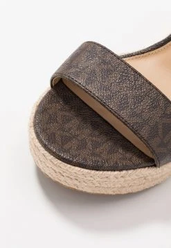 MICHAEL Michael Kors Damen PRUE WEDGE - High Heel Sandalette - Brown -Michael Kors Verkäufe 45a33a5c7ad1412e90f5bc8284849278