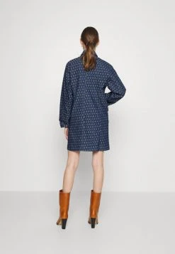 MICHAEL Michael Kors Damen LOGO DRESS - Jeanskleid - Indigo -Michael Kors Verkäufe 468cce036b3e4bbea34a3a8c93fe511b