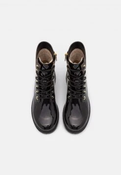 MICHAEL Michael Kors Damen ALISTAIR BOOTIE - Schnürstiefelette - Black/brown -Michael Kors Verkäufe 475b2f2907a94135a72356e8605e4bb0