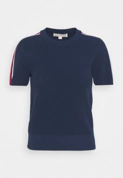 MICHAEL Michael Kors Damen LOGO TAPE - T-Shirt Print - Midnightblue -Michael Kors Verkäufe 476fcf765bc141dbb50baa8dc3a6eb12