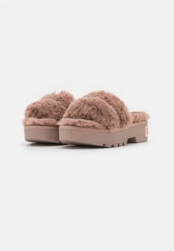 MICHAEL Michael Kors Damen ALFIE SLIDE - Pantolette Flach - Fawn -Michael Kors Verkäufe 479f25e56d794ed3805200da18e463b8