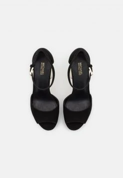 MICHAEL Michael Kors Damen PORTER ANKLE STRAP - High Heel Sandalette - Black -Michael Kors Verkäufe 488883edfae14a3e9a41dee4182bc395