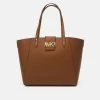 MICHAEL Michael Kors Damen KARLIE TOTE - Shopping Bag - Luggage 2 MICHAEL Michael Kors Damen KARLIE TOTE - Shopping Bag - Luggage -Michael Kors Verkäufe 4960e4ed3fc34476b6417e233807e387