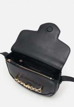 MICHAEL Michael Kors Damen HALLY SADDLE - Handtasche - Black -Michael Kors Verkäufe 4b8f7d68b3b045cfacab60e3998b1ef5