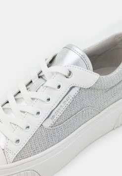 MICHAEL Michael Kors Damen OSCAR LACE UP - Sneaker Low - Silver -Michael Kors Verkäufe 4bbaecc671e54e5aa22cd01be5ec9262
