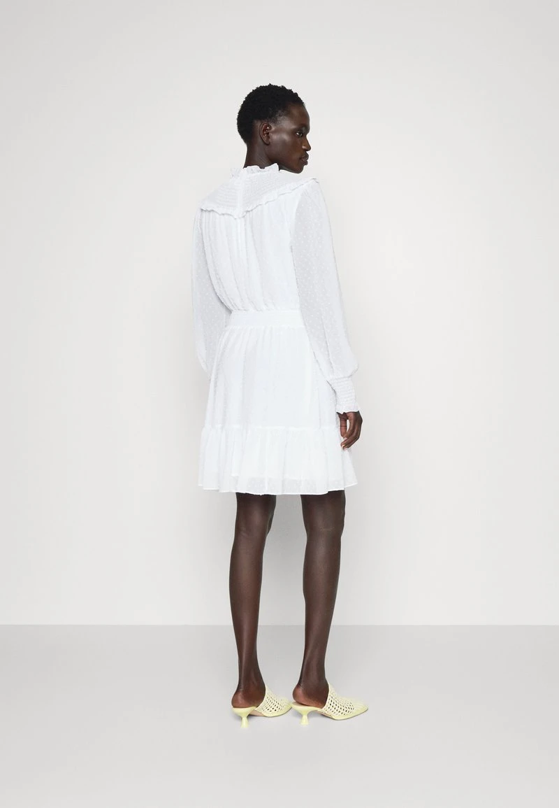 MICHAEL Michael Kors Damen SWISS DOT SMOCKED DRESS - Freizeitkleid - White 5 MICHAEL Michael Kors Damen SWISS DOT SMOCKED DRESS - Freizeitkleid - White – Bild 3