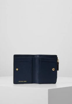 MICHAEL Michael Kors Damen JET SET SNAP BILLFOLD SMALL - Geldbörse - Navy -Michael Kors Verkäufe 4e5aa462819942bc94cd232e8163c578