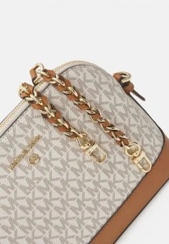MICHAEL Michael Kors Damen JET CHARM DOME - Umhängetasche - Vanilla/acorn -Michael Kors Verkäufe 4f34dc2ed39f44cbbe64815710d0117e