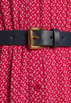 MICHAEL Michael Kors Damen PRINTED BELTED SHIFT DRESS - Blusenkleid - Crimson -Michael Kors Verkäufe 4f79d422fe7842c8b1cc4f337ca00e16