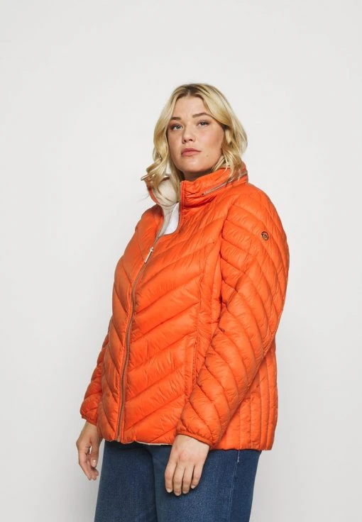 MICHAEL Michael Kors Damen WOMENS ZIP FRONT CHEVRON PACKABLE - Übergangsjacke - Zinnia -Michael Kors Verkäufe 4f9f0d146f734131a46234c820e5efb8