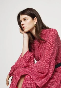 MICHAEL Michael Kors Damen PRINTED BELTED SHIFT DRESS - Blusenkleid - Crimson -Michael Kors Verkäufe 54b551092d774b999862826f6e5e01c9