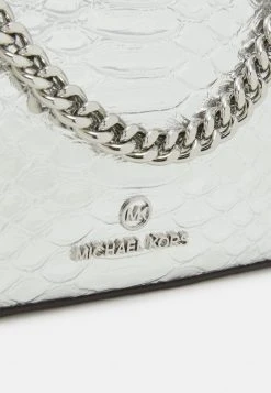 MICHAEL Michael Kors Damen PIPER SM POUCHETTE - Handtasche - Silver-coloured -Michael Kors Verkäufe 57d812f15b7d4ad98b47a5fb34eb661a