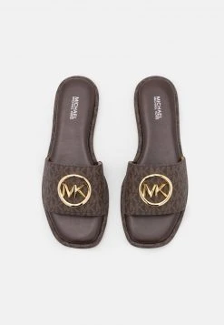 MICHAEL Michael Kors Damen HAYWORTH SLIDE - Pantolette Flach - Brown 13 MICHAEL Michael Kors Damen HAYWORTH SLIDE - Pantolette Flach - Brown -Michael Kors Verkäufe 58316043c23845ab865918318603e5bf