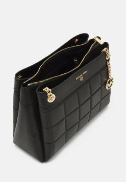 MICHAEL Michael Kors Damen SUSAN CHAIN - Handtasche - Black -Michael Kors Verkäufe 58b21f57782e4e36bc1b905dfb08a2d9