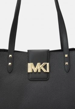 MICHAEL Michael Kors Damen KARLIE TOTE - Shopping Bag - Black -Michael Kors Verkäufe 5b2d87bb50284047a902e7690d749ddc