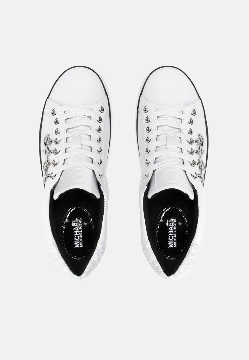 MICHAEL Michael Kors Damen CHAPMAN LACE UP - Sneaker Low - Bianco 4 MICHAEL Michael Kors Damen CHAPMAN LACE UP - Sneaker Low - Bianco – Bild 2