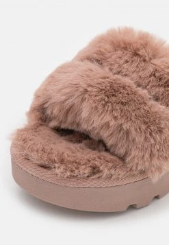 MICHAEL Michael Kors Damen ALFIE SLIDE - Pantolette Flach - Fawn -Michael Kors Verkäufe 5d8368fbc11d49e5be0e9b90f1d09e73