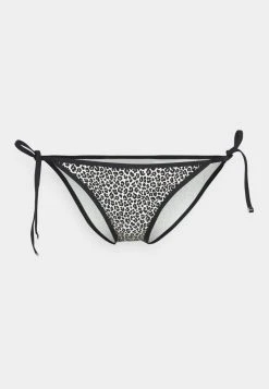 MICHAEL Michael Kors Damen MINI LEOPARD SIDE TIE BOTTOM - Bikini-Hose - Black -Michael Kors Verkäufe 5dfa261729ef4a81a2315abe0dcf67dd