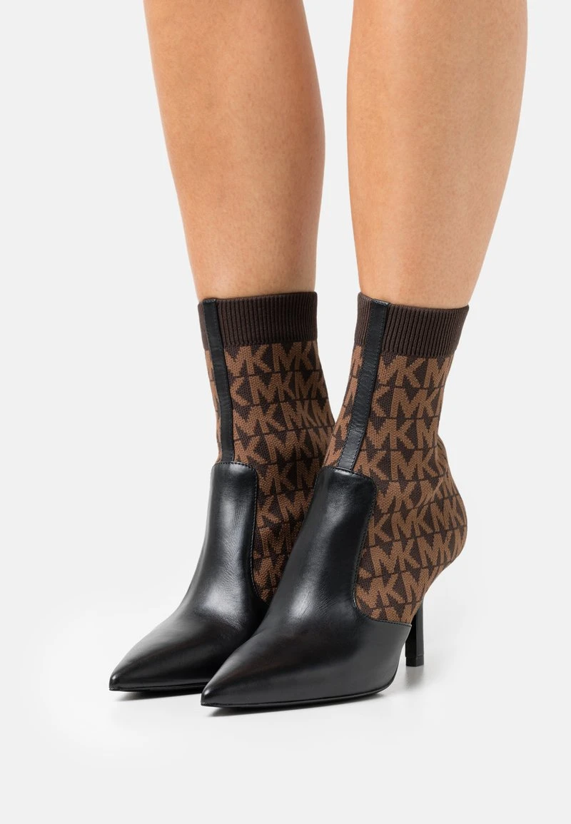 MICHAEL Michael Kors Damen SHILOH BOOTIE - Stiefelette - Black/brown 3 MICHAEL Michael Kors Damen SHILOH BOOTIE - Stiefelette - Black/brown