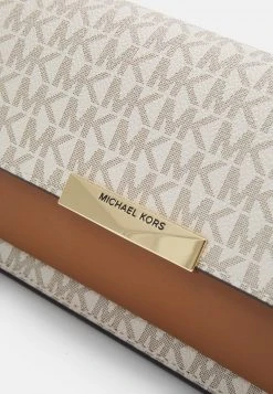 MICHAEL Michael Kors Damen JADE XS ON XBODY - Umhängetasche - White/brown -Michael Kors Verkäufe 5f33caa2b56d4e419f8e1c34e07e7a37
