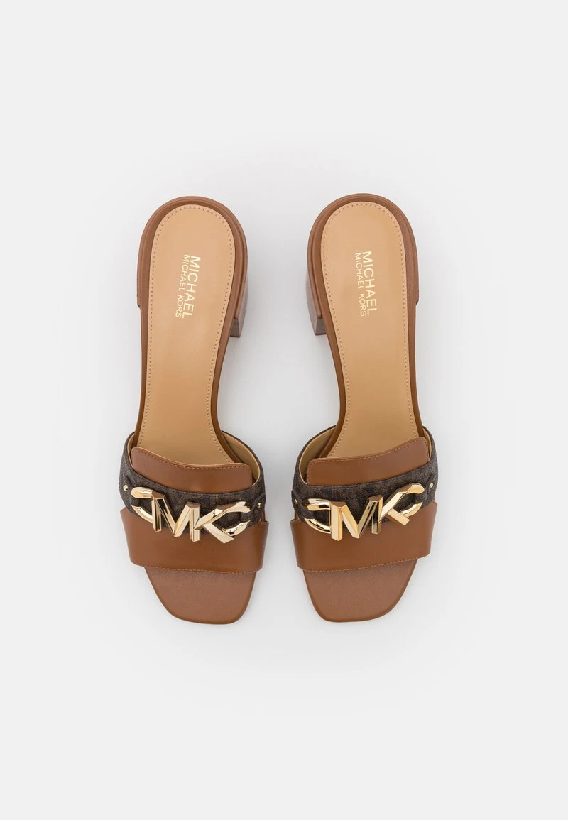 MICHAEL Michael Kors Damen IZZY MULE - Pantolette Hoch - Brown/multi-coloured 7 MICHAEL Michael Kors Damen IZZY MULE - Pantolette Hoch - Brown/multi-coloured – Bild 5