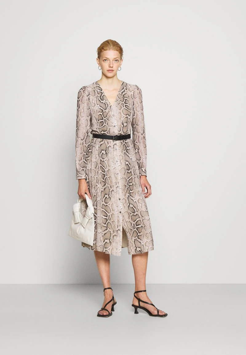 MICHAEL Michael Kors Damen SUPER SNAKE KATE - Blusenkleid - Dune 4 MICHAEL Michael Kors Damen SUPER SNAKE KATE - Blusenkleid - Dune – Bild 2