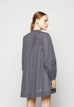 MICHAEL Michael Kors Damen LAWN - Blusenkleid - Blue -Michael Kors Verkäufe 61adf51efd464ecfad8f4b34f466c1cd