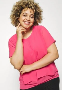 MICHAEL Michael Kors Damen SPLIT BACK - Bluse - Rose/pink -Michael Kors Verkäufe 62edd2e286554ac197de82e944cd1369