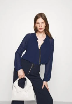 MICHAEL Michael Kors Damen SOLID CHAIN - Bluse - Navy 11 MICHAEL Michael Kors Damen SOLID CHAIN - Bluse - Navy -Michael Kors Verkäufe 64218752001a4e5eb1c1995094f47e71