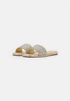 MICHAEL Michael Kors Damen SADLER SLIDE - Pantolette Flach - Pale Gold 11 MICHAEL Michael Kors Damen SADLER SLIDE - Pantolette Flach - Pale Gold -Michael Kors Verkäufe 649e23deef3547aa812095efa3db2421