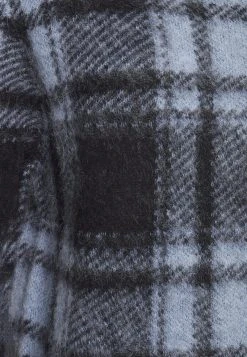 MICHAEL Michael Kors Damen BRUSHED PLAID CROP - Strickpullover - Blue -Michael Kors Verkäufe 653d415c4a844b0aad570234143c74b5